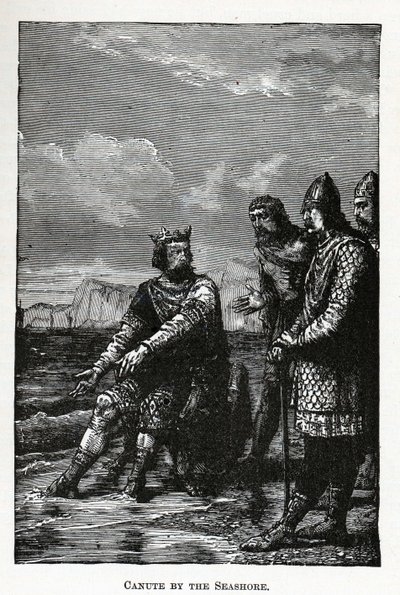 Kanut nad brzegiem morza, 1882 autorstwa Unbekannt