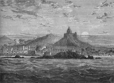 Zamek Cape Coast, ok. 1880 r. autorstwa Unbekannt