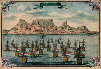 Kapsztad, c1680 autorstwa Unbekannt