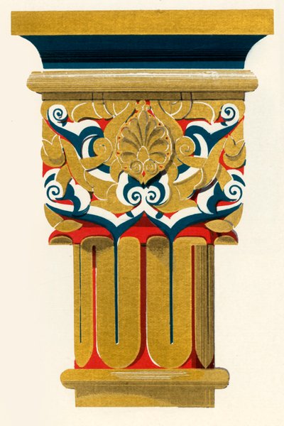 Stolica Kolumn, Dziedziniec Stawu Rybnego, 1907. autorstwa Unbekannt