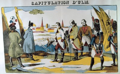 Kapitulacja Ulm, 17 października 1805, XIX w. autorstwa Unbekannt