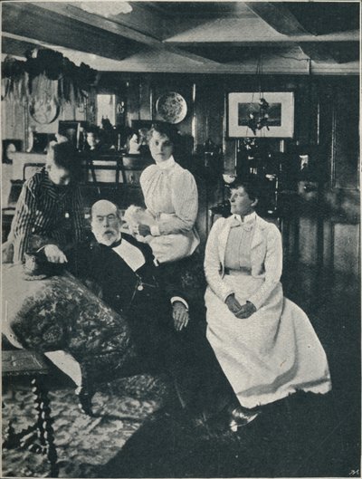 Kapitan Bourchier, jego córka i wnuczka, ok. 1900, 1910 autorstwa Unbekannt