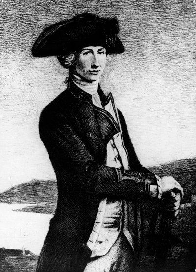 Kapitan Horatio Nelson, 1777-1781, XIX wiek autorstwa Unbekannt