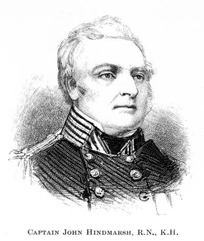 Kapitan John Hindmarsh, RN, KH, 1886 autorstwa Unbekannt