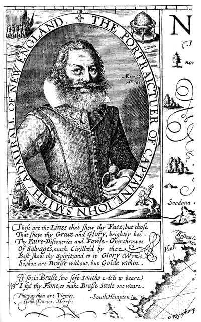 Kapitan John Smith, kolonista z Wirginii, 1624, 1893. autorstwa Unbekannt