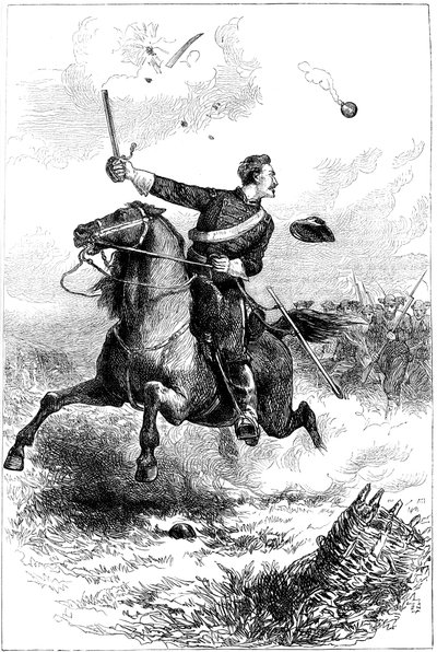 Kapitan Northrop prowadzący atak w Knoxville, Tennessee, wojna secesyjna, 1863 c1880 autorstwa Unbekannt