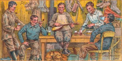 Drużyna kapitana Scottsa w Cape Evans w kwaterze męskiej, dzień środka zimy, 21 czerwca 1911, 1916 autorstwa Unbekannt