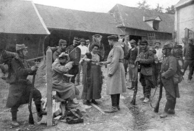 Pojmani jeńcy niemieccy, Francja, sierpień 1914 autorstwa Unbekannt
