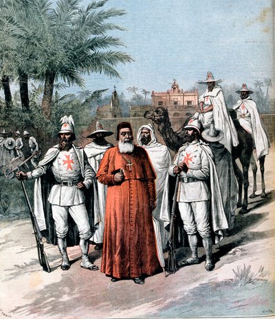 Kardynał Lavigerie, założyciel Towarzystwa Przeciwko Niewolnictwu, 1891 autorstwa Unbekannt