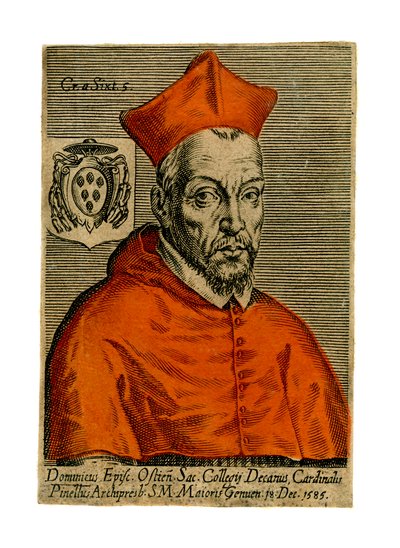 Kardynał Pinette, 1585 autorstwa Unbekannt