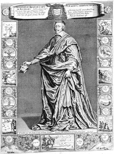 Kardynał Richelieu, ok. 1637, XVIII w. autorstwa Unbekannt
