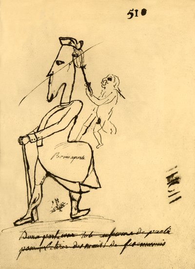 Karykatura Napoleona, 1779, 1921. autorstwa Unbekannt