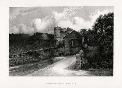 Zamek Carisbrooke, Newport, Isle of Wight, 1896 autorstwa Unbekannt