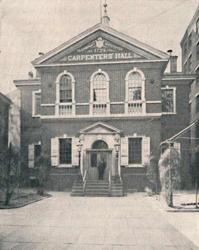 Carpenters Hall, Filadelfia, 1904 autorstwa Unbekannt