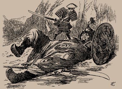 Karykatura o pierwszej wojnie chińsko-japońskiej. Punch, 29 września 1894, 1894. autorstwa Unbekannt