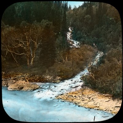 Kaskada pod Sonamarg, Kaszmir, Indie, koniec XIX lub początek XX wieku autorstwa Unbekannt