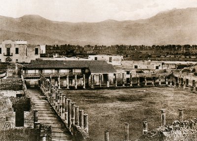 Koszary gladiatorów, Pompeje, Włochy, ok. 1900 autorstwa Unbekannt