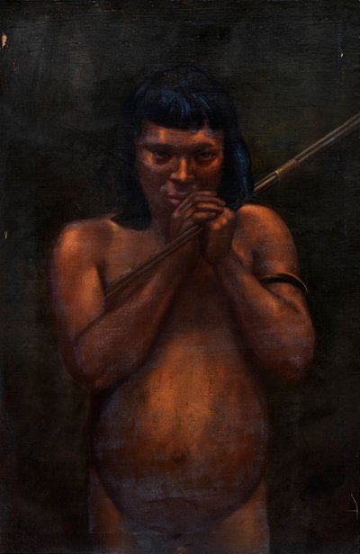 Indianin Cashivo, ca. 1890-1892. autorstwa Unbekannt