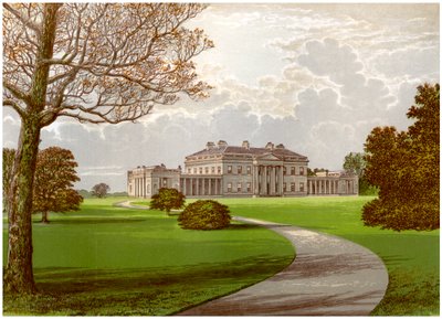 Zamek Coole, Enniskillen, hrabstwo Fermanagh, dom hrabiego Belmore, ok. 1880 r. autorstwa Unbekannt