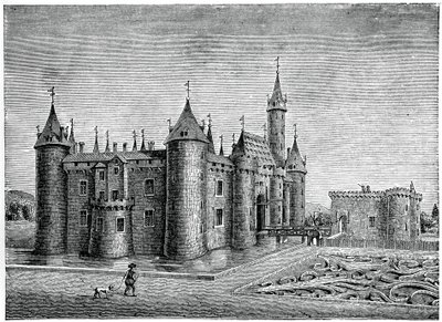 Zamek Marcoussis, niedaleko Rambouillet, ok. XVII w., 1870 r. autorstwa Unbekannt