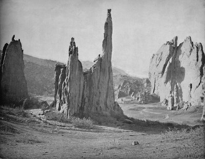 Iglice katedry, Garden of the Gods, Kolorado, c1897. autorstwa Unbekannt