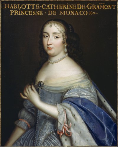 Katarzyna Charlotte de Gramont 1638-1678, księżna Monako i księżna Valentinois, c1665. autorstwa Unbekannt