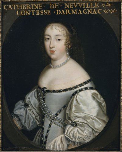 Katarzyna de Neufville de Villeroy, hrabina Armagnac 1639-1707, ok. 1665. autorstwa Unbekannt