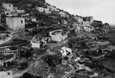 Mieszkania jaskiniowe w Atalaya, Gran Canaria, Wyspy Kanaryjskie, Hiszpania, XX wiek autorstwa Unbekannt