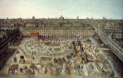 Obchody kontraktu weselnego między Ludwikiem XIII a Anną Austriaczką..., 1612. autorstwa Unbekannt