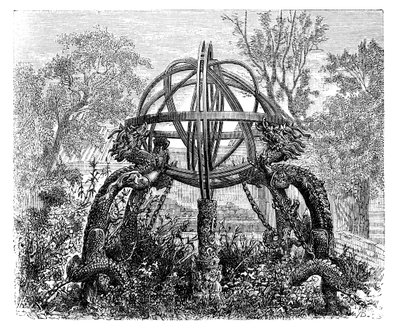 Sfera niebieska w Starym Obserwatorium, Pekin, c1890 autorstwa Unbekannt