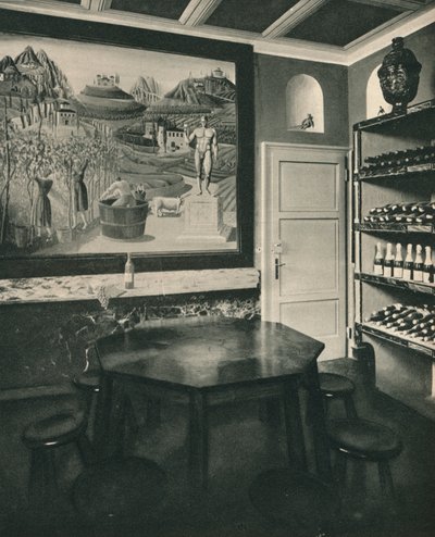 Piwnica w Domu Sig. Borletti, ok. 1927 autorstwa Unbekannt