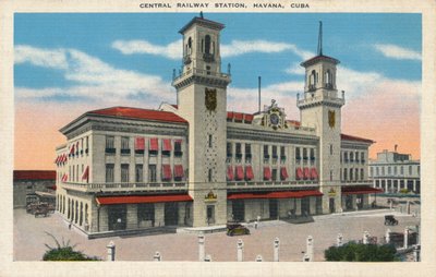 Dworzec Centralny, Hawana, Kuba, ok. 1910 r. autorstwa Unbekannt