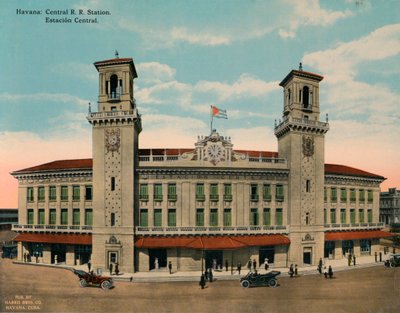 Dworzec Centralny, Hawana, Kuba, ok. 1920 r. autorstwa Unbekannt