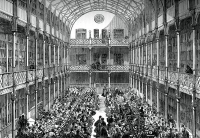 Sala Centralna Składu Odzieży Armii Królewskiej, Pimlico, ok. 1880 r. autorstwa Unbekannt