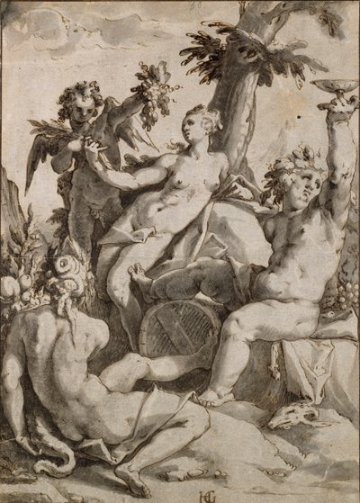 Ceres, Wenus i Bachus, XVI-XVII w. autorstwa Unbekannt