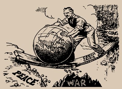 Chamberlain kieruje świat ku pokojowi, 1938. autorstwa Unbekannt