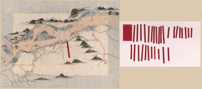 Changjiang shui shi Guazhou zhen biao zhong ying jiang xun quan tu autorstwa Unbekannt