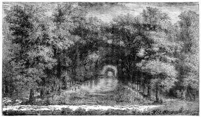 Park Chantilly, Paryż, Francja, 1885 autorstwa Unbekannt