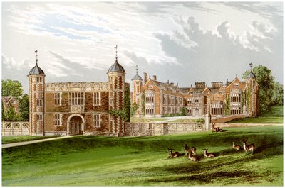 Charlecote Park, Warwickshire, dom rodziny Lucy, ok. 1880 autorstwa Unbekannt