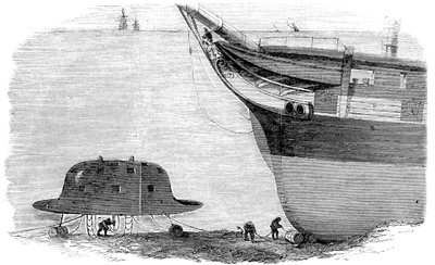 Charles Babbages zaproponował projekt dzwonu nurkowego, 1855 autorstwa Unbekannt