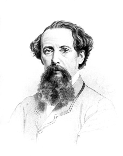 Charles Dickens, XIX-wieczny angielski autor, 1910 autorstwa Unbekannt