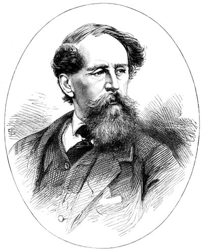 Charles Dickens, XIX-wieczny angielski powieściopisarz autorstwa Unbekannt