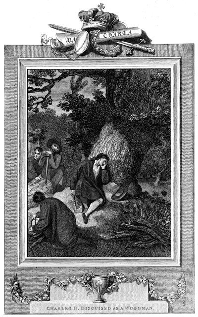 Karol II, król Wielkiej Brytanii i Irlandii 1660-1685, c1824 autorstwa Unbekannt