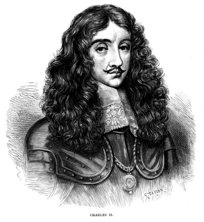 Karol II, król Wielkiej Brytanii i Irlandii 1660-1685, ok.1880 autorstwa Unbekannt