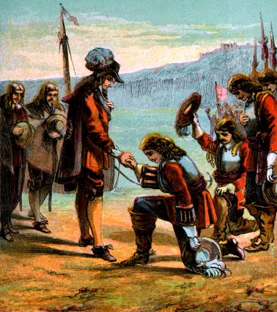 Karol II i generał Monck, ok. 1660, ok. 1850 autorstwa Unbekannt