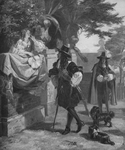 Karol II i Nell Gwynn, XVII wiek 1905 autorstwa Unbekannt