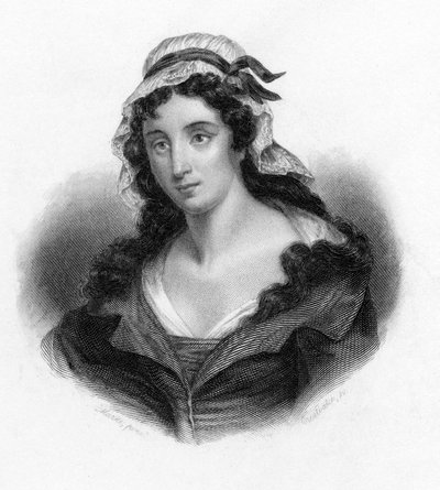 Charlotte Corday, morderczyni francuskiego rewolucjonisty Jean-Paula Marata, 1793 autorstwa Unbekannt