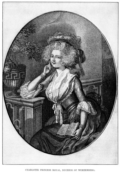 Charlotte Princess Royal, księżna Wirtembergii, XIX w. autorstwa Unbekannt