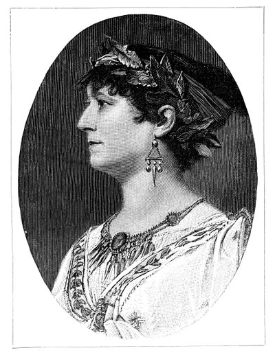 Charlotte Wolter, XIX-wieczna austriacka aktorka, 1900 autorstwa Unbekannt