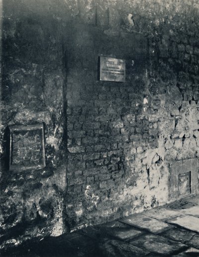 Kartuzja. Właz i wejście do celi mnichów w krużganku, 1925 autorstwa Unbekannt